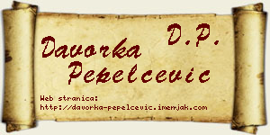 Davorka Pepelčević vizit kartica